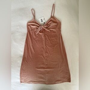 Jack by BB Dakota Pink Velvety Mini Camisole Dress, Size S